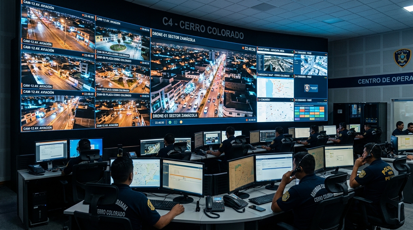 Central de Monitoreo C4 y Serenazgo Inteligente